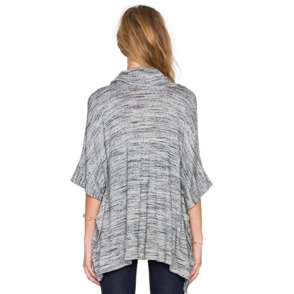 Splendid Brushed Tri-Blend Poncho - XS - Picture 5 of 10